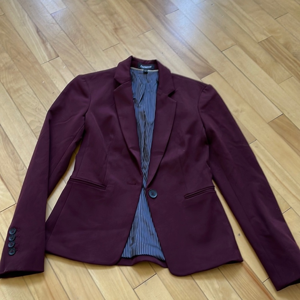 Purple blazer